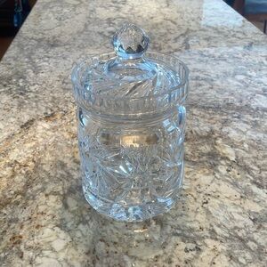 Real crystal candy jar